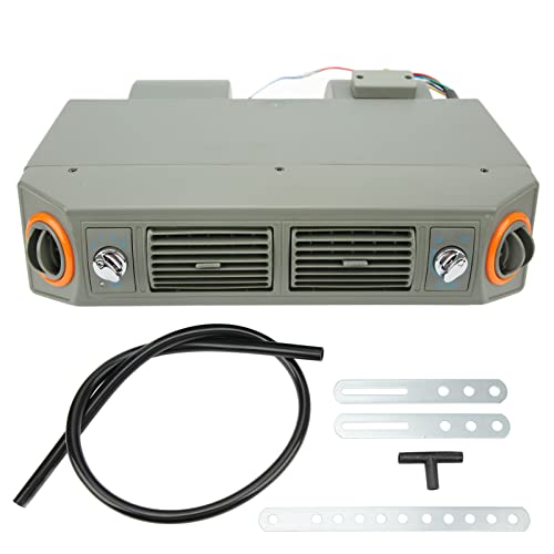 ZDETGU Universal Unter Dem Armaturenbrettverdampfer AC -Verdampferbaugruppe 3 Geschwindigkeitstemperaturanpassung mit Elektronischer Thermostatsteuerung für Cars RVS (12V) von ZDETGU