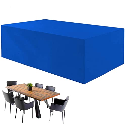 Gartenmöbelabdeckung für rechteckigen Terrassentisch, 150 x 150 x 75 cm, wasserdichtes Oxford-Gewebe, staubabweisend, schützt Ihren Garten von ZDFTGKM