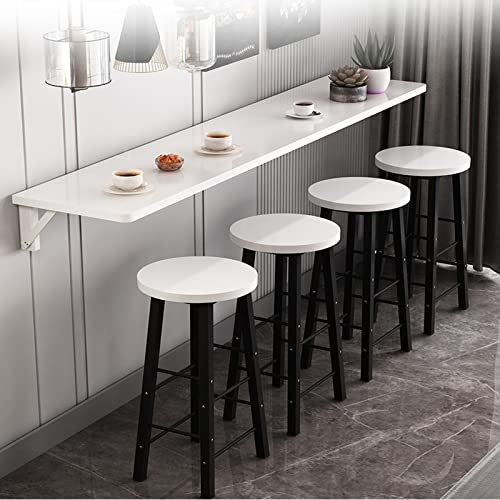 Klapptisch Wandbehang Home Schmaler Langer Tisch Wandbehang Esstisch Klappbarer Küchenwandbehang Klappbarer Schreibtisch Restaurant Milchteeladen Bar Zuhause/Garten/Veranstaltung Innen/Multifunktional von ZDFTGKM