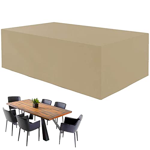 Wasserdichte rechteckige Abdeckung für Gartenmöbel, 205 x 104 x 71 cm, reißfest, winddicht, staubdicht, Terrassentisch und Stuhlabdeckungen für Garten Wasserdichte rechteckige Abdeckung für Gartenmöbel, 205 x 104 x 71 cm, reißfest, winddicht, staubdicht, Terrassentisch und Stuhlabdeckungen für Garten von ZDFTGKM