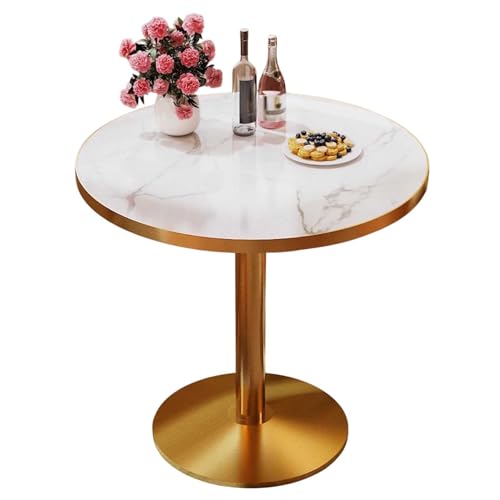 ZDFTGKM 60cm Mid-Century Round Dining Table for 2-4 People with Podestal Base Home Office Living Room Kitchen Leisure Black Contemporary ZDFTGKM 60cm Mid-Century Round Dining Table for 2-4 People with Podestal Base Home Office Living Room Kitchen Leisure Black Contemporary von ZDFTGKM