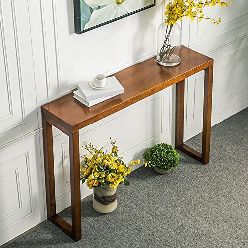 ZDFTGKM Akzenttisch aus Holz, 30,5 cm lang, rechteckig, chinesischer Stil, Trennwand gegen die Wand, langer Streifen, Zen, für Veranda, Schreibtisch, helles Walnussholz, 100,3 x 30,5 x 81,3 cm (L x B ZDFTGKM Akzenttisch aus Holz, 30,5 cm lang, rechteckig, chinesischer Stil, Trennwand gegen die Wand, langer Streifen, Zen, für Veranda, Schreibtisch, helles Walnussholz, 100,3 x 30,5 x 81,3 cm (L x B von ZDFTGKM