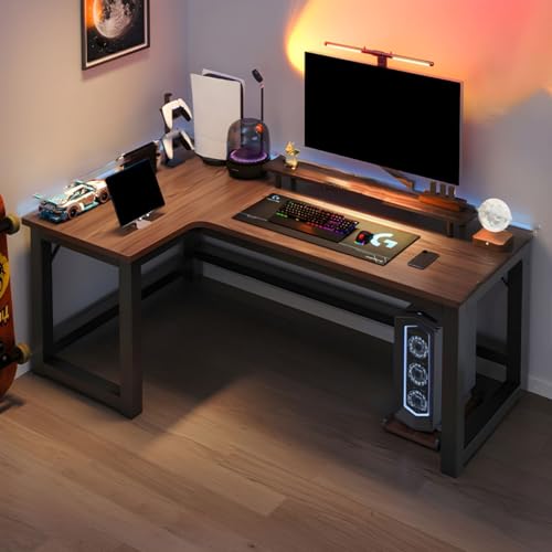 ZDFTGKM Büroschreibtisch mit Stahlfuß und Kabelmanagement – ohne Stühle, E-Sporttisch, Ecke, Doppeltisch, Desktop-Spiel, Computer, Studium, Student, Schreiben, Braun, 119,9 cm L x 80 cm B 74,9 cm H ZDFTGKM Büroschreibtisch mit Stahlfuß und Kabelmanagement – ohne Stühle, E-Sporttisch, Ecke, Doppeltisch, Desktop-Spiel, Computer, Studium, Student, Schreiben, Braun, 119,9 cm L x 80 cm B 74,9 cm H von ZDFTGKM