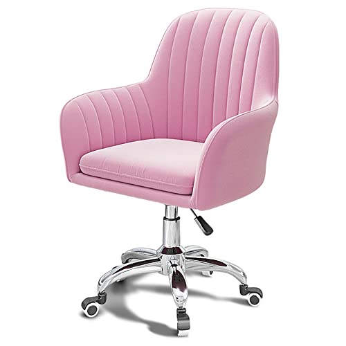 ZDFTGKM Ergonomischer Büro-Schreibtischstuhl, Drehstuhl, Computerstuhl, höhenverstellbar, Samt-Rückenlehne, Chefsessel mit Lendenwirbelstütze, anhebbares Arbeitszimmer von ZDFTGKM