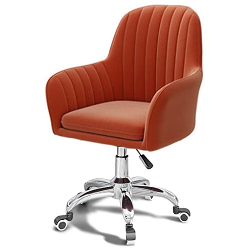 ZDFTGKM Ergonomischer Büro-Schreibtischstuhl, Drehstuhl, Computerstuhl, höhenverstellbar, Samt-Rückenlehne, Chefsessel mit Lendenwirbelstütze, anhebbares Arbeitszimmer von ZDFTGKM