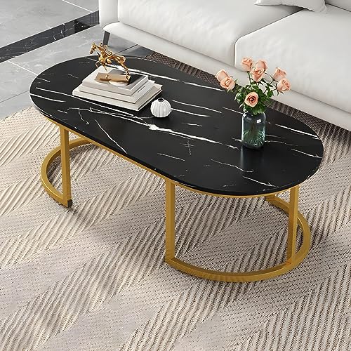 ZDFTGKM Glam Couchtisch ovale Form einfache Cocktailsofa Seitenschrank kleine Ecke schwarz ohne Regale enthalten 119 cm L x 50 cm B 45 cm H ZDFTGKM Glam Couchtisch ovale Form einfache Cocktailsofa Seitenschrank kleine Ecke schwarz ohne Regale enthalten 119 cm L x 50 cm B 45 cm H von ZDFTGKM