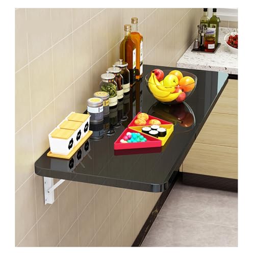 ZDFTGKM Großer schwimmender Laptop-Schreibtisch, klappbarer Arbeitstisch, Wandschreibtisch, Wandmontage, Klapptisch, Massivholz, montiert, Esstisch, Schwarz, 70 x 30 cm ZDFTGKM Großer schwimmender Laptop-Schreibtisch, klappbarer Arbeitstisch, Wandschreibtisch, Wandmontage, Klapptisch, Massivholz, montiert, Esstisch, Schwarz, 70 x 30 cm von ZDFTGKM