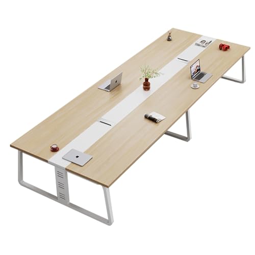 ZDFTGKM Konferenztisch, Meeting-Seminar-Trainingstülle, modern, für 10 Personen, Büro-Sitzungssaal (240 cm) von ZDFTGKM