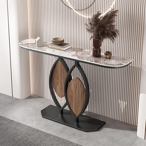 ZDFTGKM Konsolentische für den Eingangsbereich, moderner Eingangsbereich, Sofa, Akzenttisch mit Stauraum, Wohnzimmer, Flur, Eingang (schwarz, A, 80 cm) von ZDFTGKM