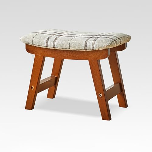 ZDFTGKM Moderne gepolsterte Eingangsbank, Beine aus massivem Hartholz, einfach zu montieren, Walnuss, 48 x 30 x 40 cm ZDFTGKM Moderne gepolsterte Eingangsbank, Beine aus massivem Hartholz, einfach zu montieren, Walnuss, 48 x 30 x 40 cm von ZDFTGKM