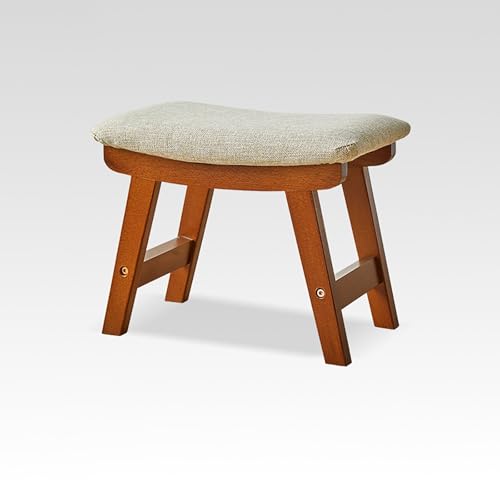 ZDFTGKM Moderne gepolsterte Eingangsbank, Beine aus massivem Hartholz, einfach zu montieren, Walnussgrau, 48,5 x 26 x 29 cm ZDFTGKM Moderne gepolsterte Eingangsbank, Beine aus massivem Hartholz, einfach zu montieren, Walnussgrau, 48,5 x 26 x 29 cm von ZDFTGKM