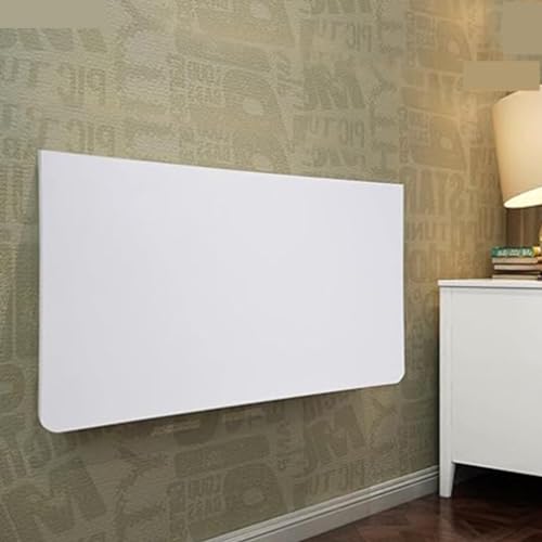 ZDFTGKM Wandklapptisch, Holz-Computer-Esstisch, Klapptisch, Wandklapptisch, Wandklappschreibtisch, klappbares Design, nimmt eine kleine Fläche EIN, kleine Raumrolle (Farbe: Weiß, von ZDFTGKM