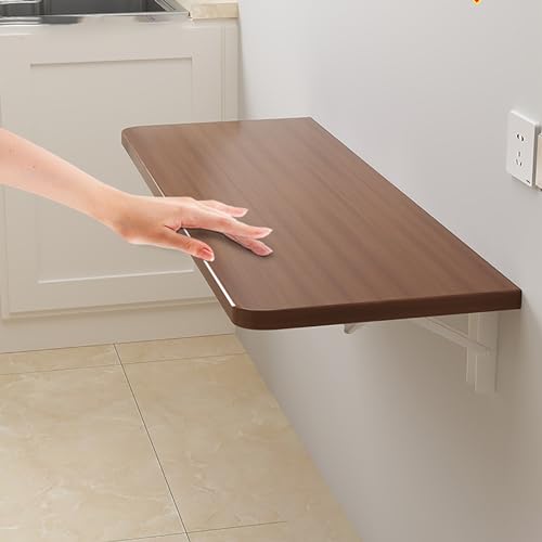 ZDFTGKM Wandmontierter Schreibtisch, zusammenklappbar, multifunktionaler Klapptisch, einfacher Arbeitstisch, stabiler, stabiler Tisch, geeignet für Büros, Schlafzimmer, Zimmer, Restaurants (Farbe ZDFTGKM Wandmontierter Schreibtisch, zusammenklappbar, multifunktionaler Klapptisch, einfacher Arbeitstisch, stabiler, stabiler Tisch, geeignet für Büros, Schlafzimmer, Zimmer, Restaurants (Farbe von ZDFTGKM