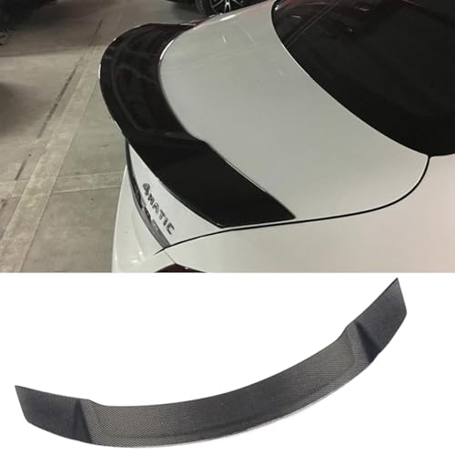 ZDHXZYQ Echte Carbon Kohlefaser Heckspoiler, Kompatibel mit Benz C-Class W205 4Door RENNTECH Style 2014+, Kofferraumdeckel Spoiler Flügel Lippe Auto Tuning von ZDHXZYQ