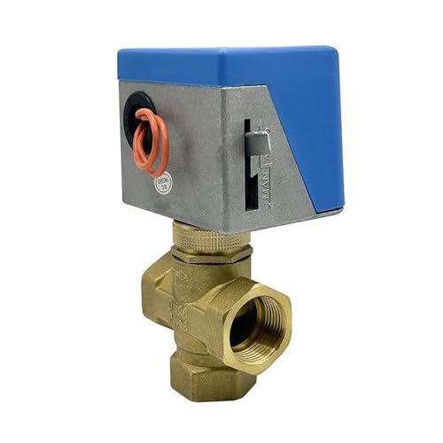 3/4" 3-Wege-Elektro-Absperrventil 220 V Messing-Motor-Kugelventile 2-Draht-Fan-Coil-Klimaanlage Wasserschalter von ZDKAIKCOA