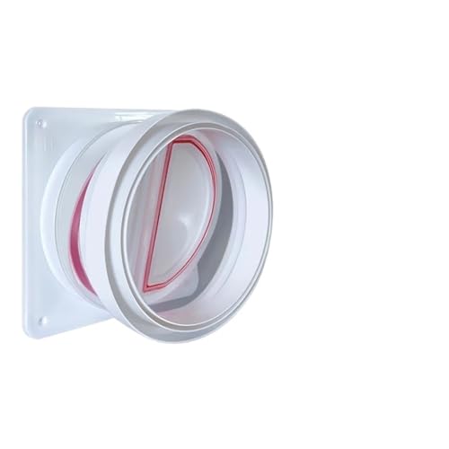 Kitchen Range Hoods Check Valve 150/160/180MM/200MM Pipe Double-ended Air Outlet Fresh ABS Highly Sealable And Heat Resisting(Capsule Model) von ZDKAIKCOA
