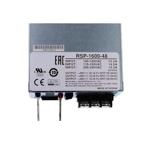 RSP-1600 Series DC12V 24V 27V 36V 48V 1600W With PFC Function LED Lighting Switching Power Supply(1500W,RSP-1600-48V) von ZDKAIKCOA