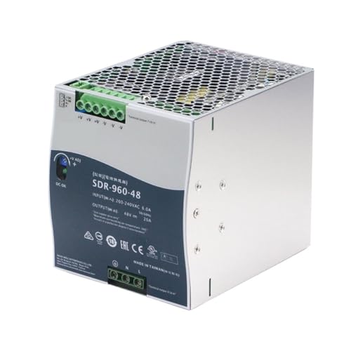 SDR-960 SDR-960-48 48V 20A 960W DC rail switching power supply Efficient active PFC thin von ZDKAIKCOA