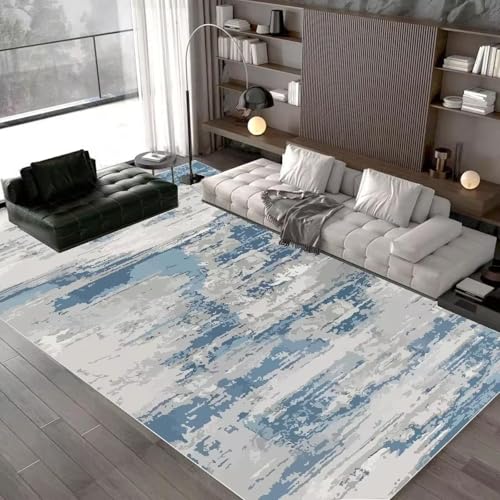 ZDLLDZ Abstrakte Tintenspritzermalerei, Balkon-/Korridor-Bodenmatte, luxuriöse Dekoration, Wohnzimmerteppich, großer Schlafzimmer-Teppich, 40 x 60 cm von ZDLLDZ