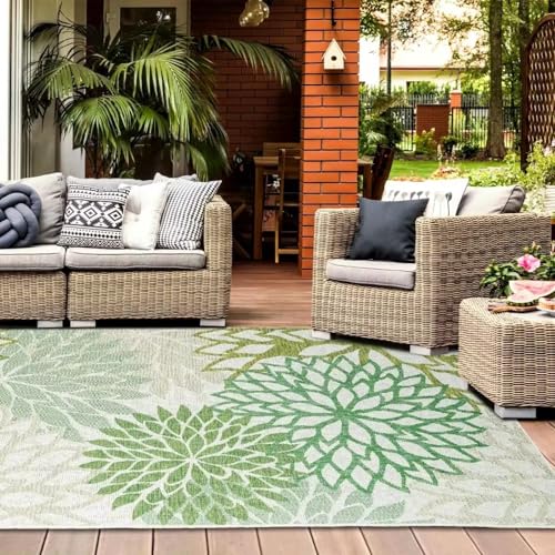ZDLLDZ Balkonteppich, leicht zu reinigen, strapazierfähig, für drinnen und draußen, für Veranda, Terrasse, Balkon, Garten, Picknick und Terrasse, 150 x 240 cm ZDLLDZ Balkonteppich, leicht zu reinigen, strapazierfähig, für drinnen und draußen, für Veranda, Terrasse, Balkon, Garten, Picknick und Terrasse, 150 x 240 cm von ZDLLDZ