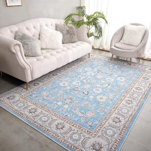 ZDLLDZ Großer Teppich für die Wohnzimmerdekoration, moderner Blumenteppich, kurzfloriger Überwurfteppich für das Schlafzimmer, Krabbelmatte für Kinder, 120 x 170 cm ZDLLDZ Großer Teppich für die Wohnzimmerdekoration, moderner Blumenteppich, kurzfloriger Überwurfteppich für das Schlafzimmer, Krabbelmatte für Kinder, 120 x 170 cm von ZDLLDZ