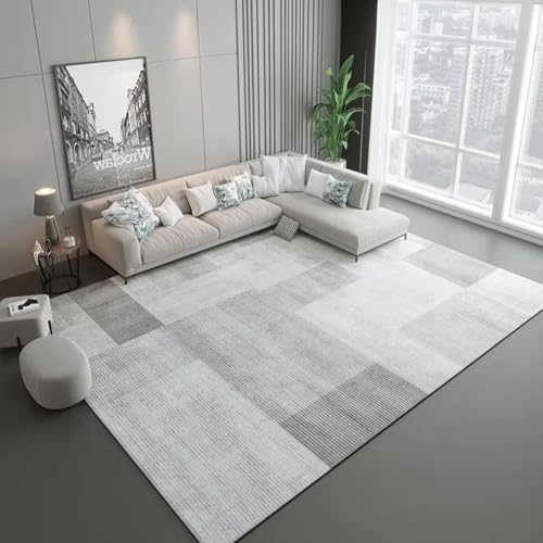 ZDLLDZ Nordischer Grauer Teppich, Wohnzimmerdekoration, Schlafzimmer, großer Lounge-Teppich, Heim-Couchtische, Fußmatten, Raumdekoration, 50 x 120 cm ZDLLDZ Nordischer Grauer Teppich, Wohnzimmerdekoration, Schlafzimmer, großer Lounge-Teppich, Heim-Couchtische, Fußmatten, Raumdekoration, 50 x 120 cm von ZDLLDZ