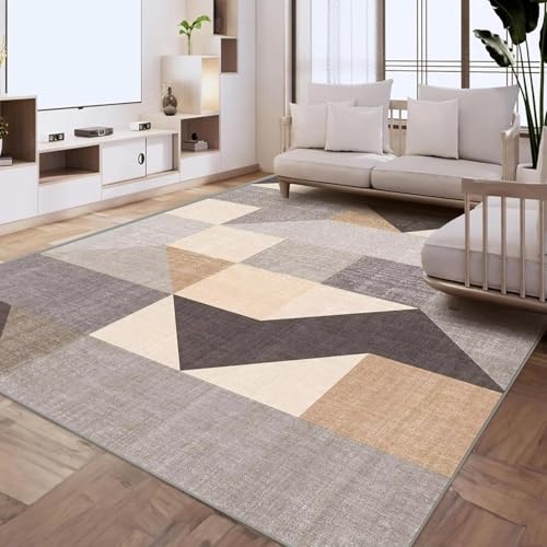 ZDLLDZ Waschbarer moderner Teppich im geometrischen Stil für Wohnzimmer, Schlafzimmer, maschinenwaschbarer Teppich, weich, rutschfest, 50 x 140 cm ZDLLDZ Waschbarer moderner Teppich im geometrischen Stil für Wohnzimmer, Schlafzimmer, maschinenwaschbarer Teppich, weich, rutschfest, 50 x 140 cm von ZDLLDZ