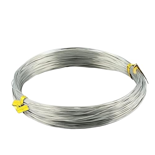 Nickel Draht Ø0,5mm-50M;Nickeldraht Reines 99.9% Nitionoldrähte Für Die Herstellung in Der Chemischen Industrie,Nickelanode,Rein Metall Ni Heizdraht Wickeldraht von ZDLSDL