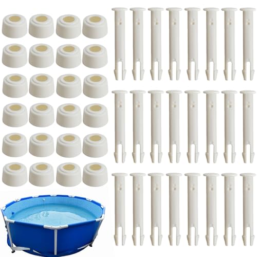 ZDNT 24 Pcs Frame Pool Joint Pins Pool Replacement Ersatzteile für Intex Pool Joint Pins & Seals für Frame&Round Pool Intex Pool Ersatzteile,Metallrahmenpool,Gelenk Pins Pool,6cm/2.36in Länge ZDNT 24 Pcs Frame Pool Joint Pins Pool Replacement Ersatzteile für Intex Pool Joint Pins & Seals für Frame&Round Pool Intex Pool Ersatzteile,Metallrahmenpool,Gelenk Pins Pool,6cm/2.36in Länge von ZDNT