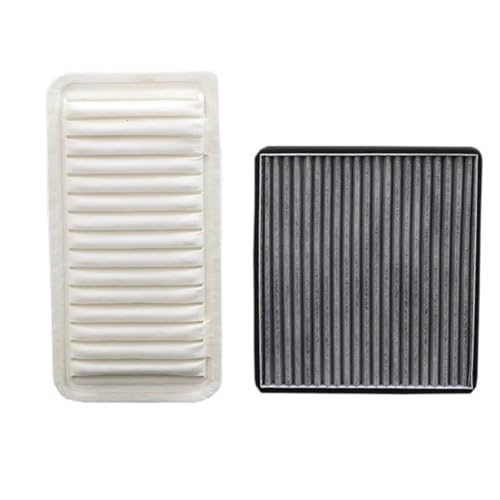Luftfilter Innenraumfilter for Geely Emgrand EC7 2013–2019 1,5 MT 1,8 MT 1,8 CVT Modellauto OEM 1064000180 1061001246 Fahrzeug-Luftfilter(2 Pcs Filter Set) von ZDPVK