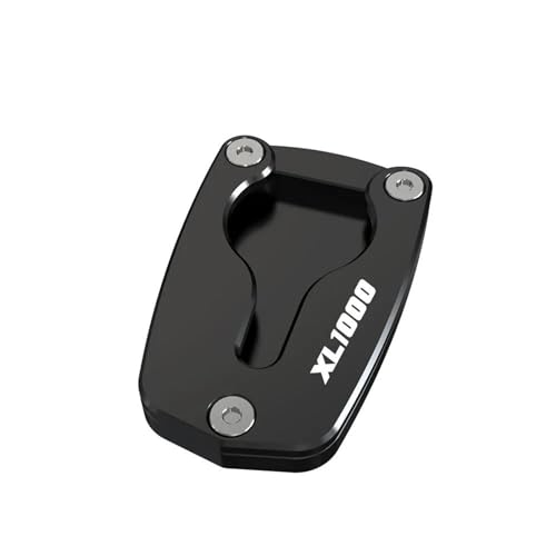 ZDSMYXGS Ständerfuß Motorrad-Seitenständer-Verlängerungsplatte Für H&onda Varadero XL1000V XL 1000 V 2003-2011 2010 Seitenständer(SCHWARZ,XL) von ZDSMYXGS