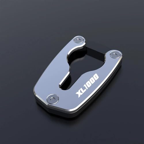 ZDSMYXGS Ständerfuß Motorrad-Seitenständer-Verlängerungsplatte Für H&onda Varadero XL1000V XL 1000 V 2003-2011 2010 Seitenständer(Silber,XL) von ZDSMYXGS