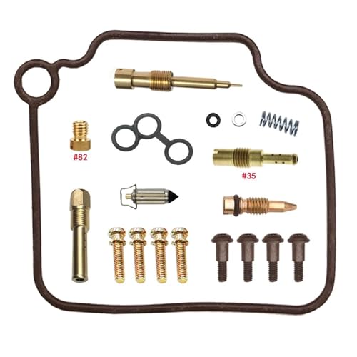 ZDSMYXGS Vergaser Reparatursatz Motorrad-Vergaser-Reparatursatz Für Vespa LX125 LX 125 4T E3 2006-2011. Roller-Vakuummembran-Reparatur-Vergaserteile.(SCHWARZ 1) von ZDSMYXGS