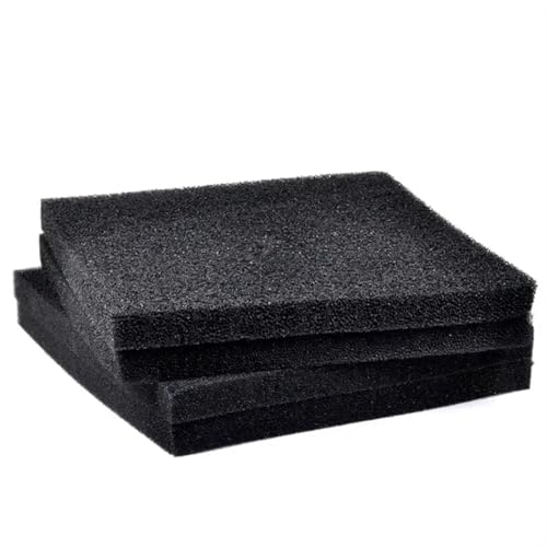 Filterschwämme for Aquarien, schwarzer Filterschaum, Filterschwamm-Pad for Aquarien(35ppi,50x25x2cm) von ZDUD