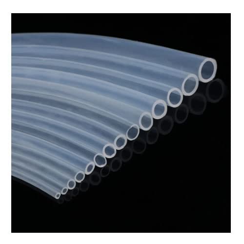 Gummischlauch, Kunststoffrohr, 1 m, lebensmittelecht, klar, transparent, Silikonkautschukschlauch, 2 3 4 5 6 7 8 9 10 11 12 14 16 mm Außendurchmesser, flexibler Silikonschlauch, 1 Stück(3x5mm) von ZDUD
