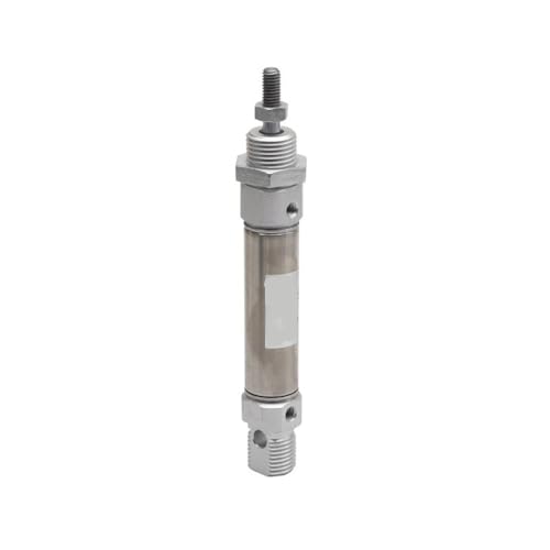 Pneumatischer Luftzylinder, C85 Luftpneumatischer Zylinder Bohrung 8 10 12 16 20 25 mm Hub 10-200 mm, Standard-Doppeltwirkender Luftzylinder Einzelstange 1 Stück(20MM*100MM) von ZDUD