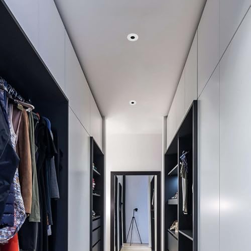 Recessed Downlight,Ceiling Spot Lights,3.34" LED Recessed Lighting Ceiling Spotlight Flush Mount Spot Light Aluminum Housing Directional Spotlights Accent Lamps Ceiling Downlight(4000k,5W) von ZDUD