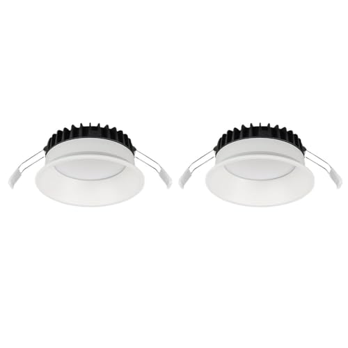 Recessed Downlight,Ceiling Spot Lights,LED Ceiling Downlight Set of 2 4.7in Directional Down Light Round Flush Mount Downlights Accent Spot Lighting Indoor Ceiling Downlights for Living Room Bedroom H Recessed Downlight,Ceiling Spot Lights,LED Ceiling Downlight Set of 2 4.7in Directional Down Light Round Flush Mount Downlights Accent Spot Lighting Indoor Ceiling Downlights for Living Room Bedroom H von ZDUD