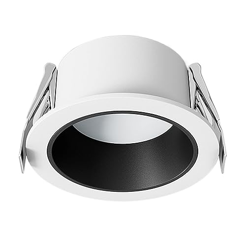 Recessed Downlight,Ceiling Spot Lights,LED Recessed Lighting Ceiling Downlight 7W 3 Color Mode Flush Mount Downlights, Aluminum Round LED Recessed Panel Spot Lighting(Black) von ZDUD