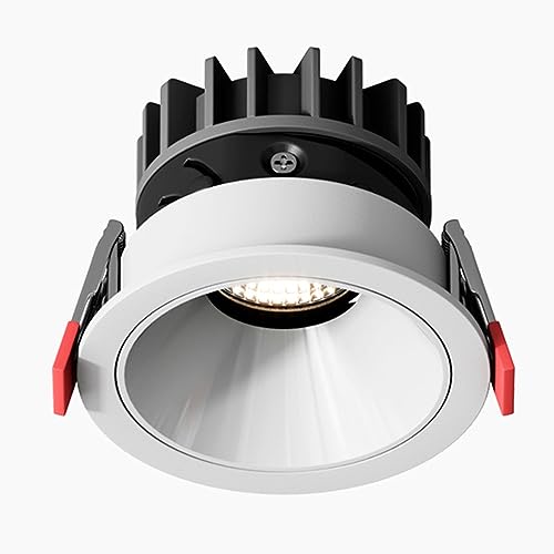 Recessed Downlight,Ceiling Spot Lights,Recessed Lighting LED Ceiling Spotlight Flush Mount Ceiling Downlight Accent Lamp 30° Rotation Ceiling Spots Lamps Directional Spotlights(White3500k,7W) von ZDUD