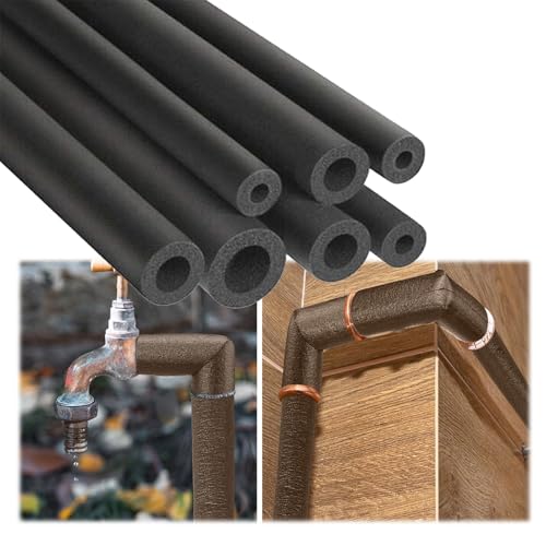 Rohrisolierungsschaumschlauch, 6 mm – 110 Innendurchmesser, Rohrabdeckung, Überrollbügel-Polsterschlauch for Griffgriffe, HVAC-Außenklimaanlagen(ID*TH34mm*30mm) von ZDUD
