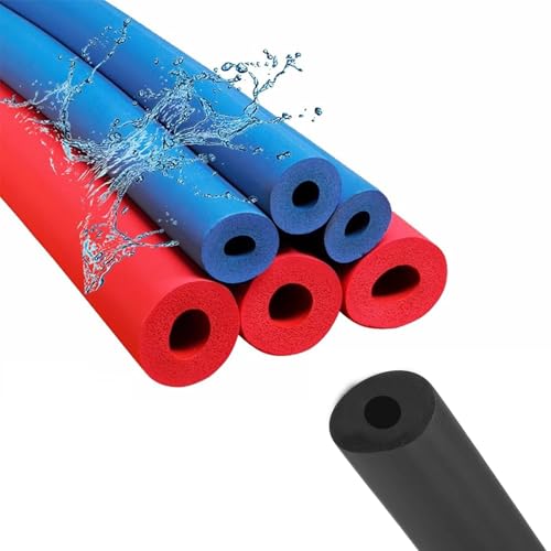 Rohrisolierungsschaumschlauch, Gummischaum-Rohrisolierungshülse - AC, HVAC, Sanitär-Frostschutz(Black,ID*THK16mm*15mm) von ZDUD