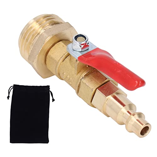 Schlauchanschluss, Messing-Schnelladapter for Überwintern, Ausblasadapter for Wohnmobile, Ausblasadapter for Gartenschläuche, Winteradapter(External thread) von ZDUD