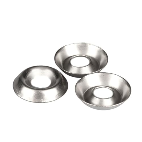 Senkscheibe, 10 Stück M3 M4 M5 M6 Konische Unterlegscheibe aus Edelstahl 304 Konkav-Konvexe Hohlkegel Dekorative(M6x17x3.5) von ZDUD