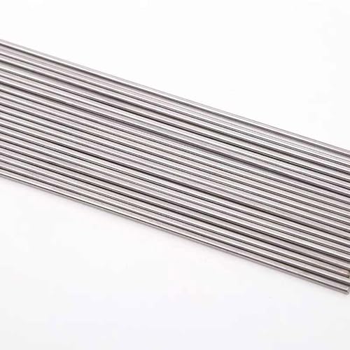 Stahldraht-Drahtstangen, 20 Stück 304 Edelstahl-Rundstangen, 1,1–1,5 mm Durchmesser, 500 Länge, Metall-Vollschaftstangen for Industrie und Heimwerker(1.2mm) von ZDUD