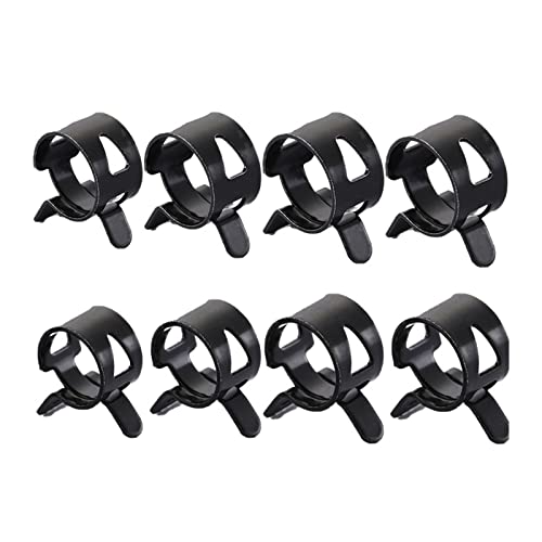 Verstellbare Rohrschlauchschelle, 10 Stück M6–32 mm Federklammern, Schlauchschellen, Kraftstoffschlauchleitung, Öl-/Wasserrohrschellen, Reifen, Luftschlauchbefestigungszubehör(M20) von ZDUD