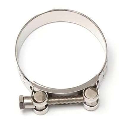 Verstellbare Rohrschlauchschelle, 2 Stück Edelstahl-Rohrschellen, Schlauchclips, Kraftstoffschlauch-Rohrschellen, Schneckenantrieb, langlebige, oxidationshemmende Rohrbefestigungsschellen(98 103mm) von ZDUD