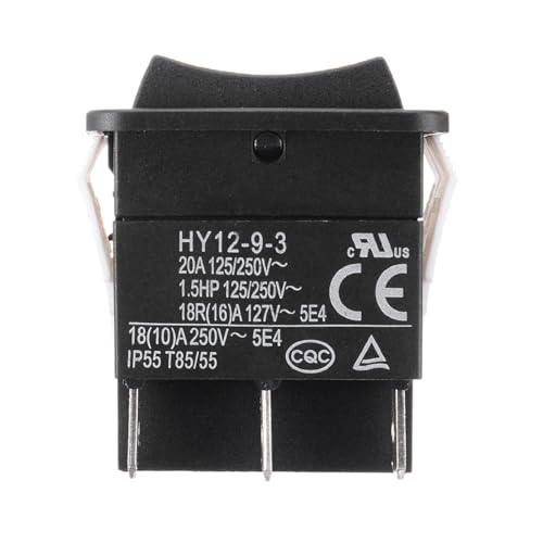 HY12-9-3 Industrial Pushbutton Switches Push Button Switch for Power Tools 6Pins On-Off-On, 2-Pack ZDVHOMCB HY12-9-3 Industrial Pushbutton Switches Push Button Switch for Power Tools 6Pins On-Off-On, 2-Pack ZDVHOMCB von ZDVHOMCB