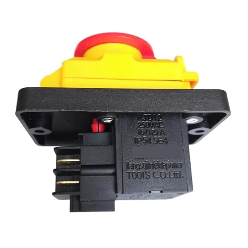 KJD12 Electromagnetic Waterproof Pushbutton Switches for Lathes with Emergency Stop Cover 4Pins 16A ZDVHOMCB KJD12 Electromagnetic Waterproof Pushbutton Switches for Lathes with Emergency Stop Cover 4Pins 16A ZDVHOMCB von ZDVHOMCB