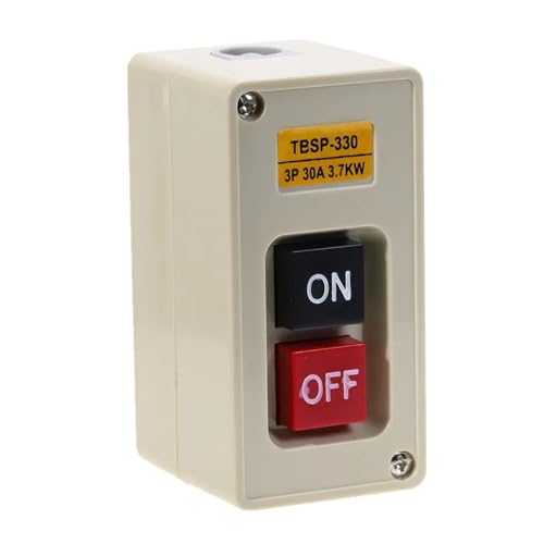 TBSP-330 3 Phase 3.7KW 30A Power Push Button Pushbutton Control on-off Switch Panel ZDVHOMCB TBSP-330 3 Phase 3.7KW 30A Power Push Button Pushbutton Control on-off Switch Panel ZDVHOMCB von ZDVHOMCB